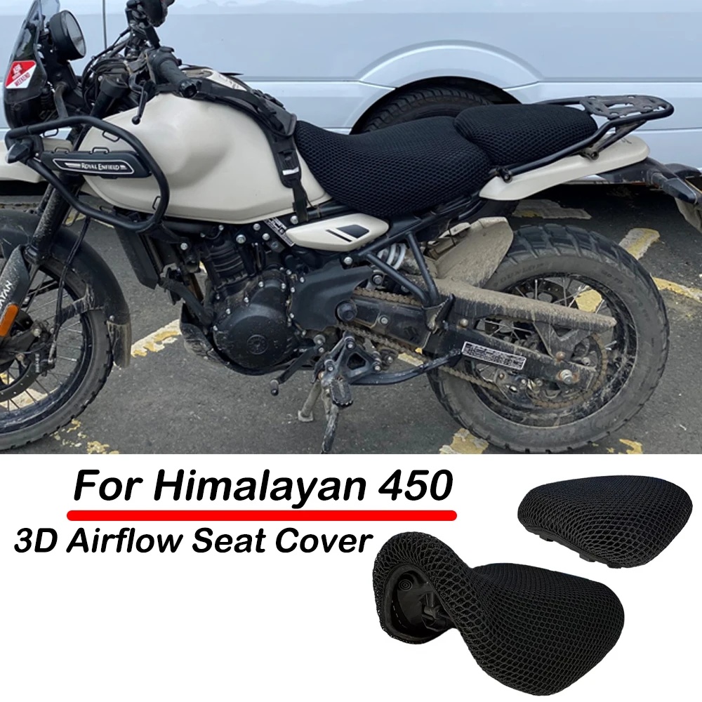 

Himalayan 450 Seat Cover For Royal Enfield Himalayan 450 2024-Motorcycle 3D Airflow Insulation Anti-scratch Cushion Cover