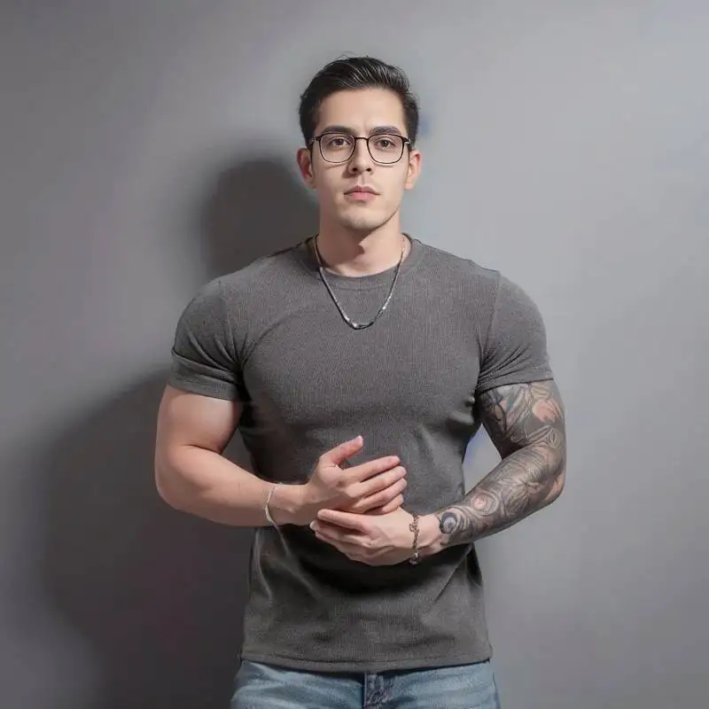 

Мужская футболка для спортзала S, летние спортивные быстросохнущие футболки с короткими рукавами Fiess, уличные тонкие повседневные футболки, колготки с мышцами, одежда для бодибилдинга