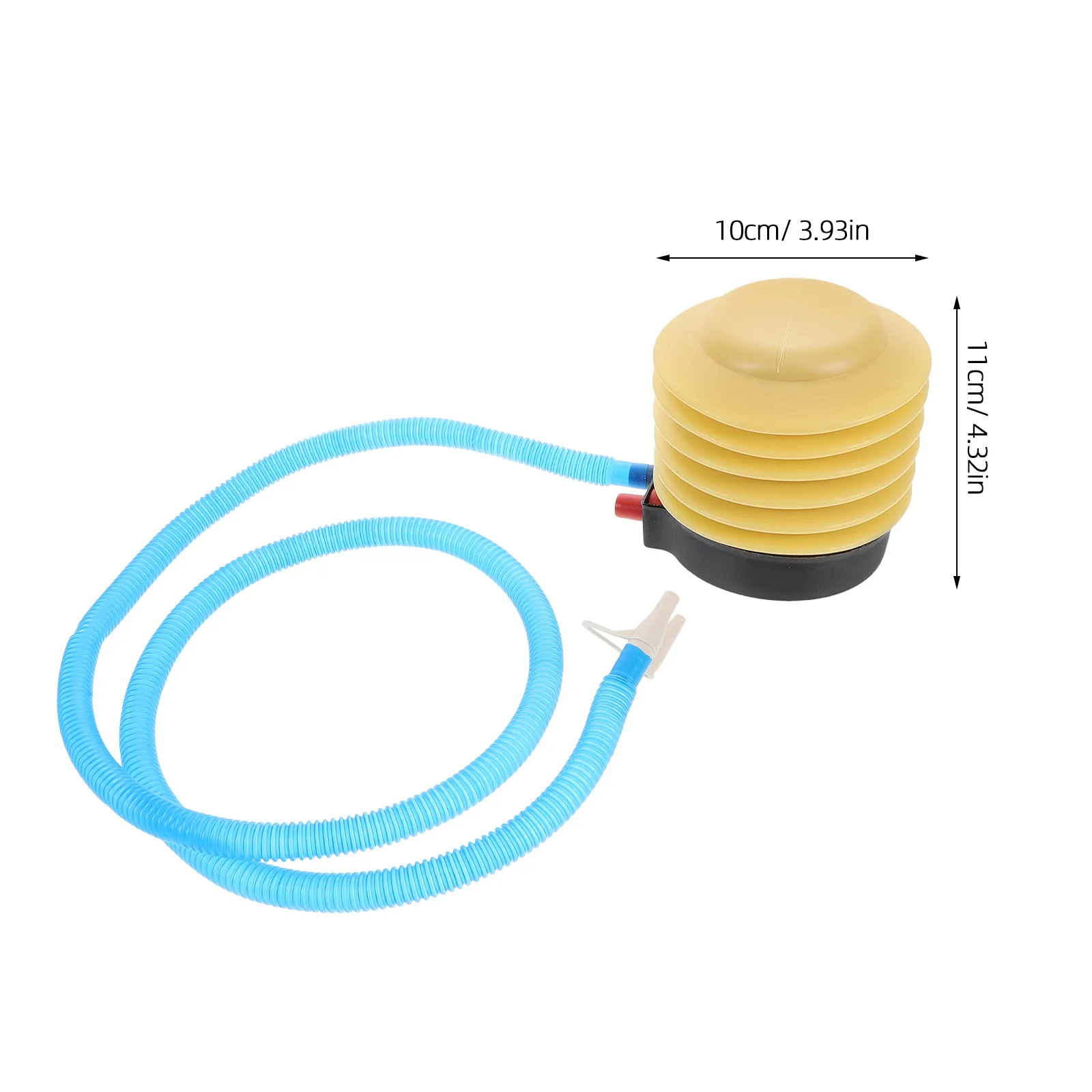 4 قطع مضخة قدم محمولة لسرير قابل للنفخ مرتبة هوائية قارب كرة بالون مضخة شديدة التحمل مقاومة للاهتراء