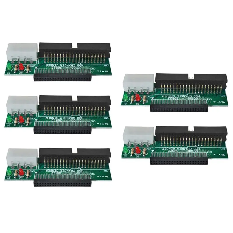 Leading-5Pcs 2.5 Inch To 3.5 Inch Laptop IDE Hard Disk HDD Adapter