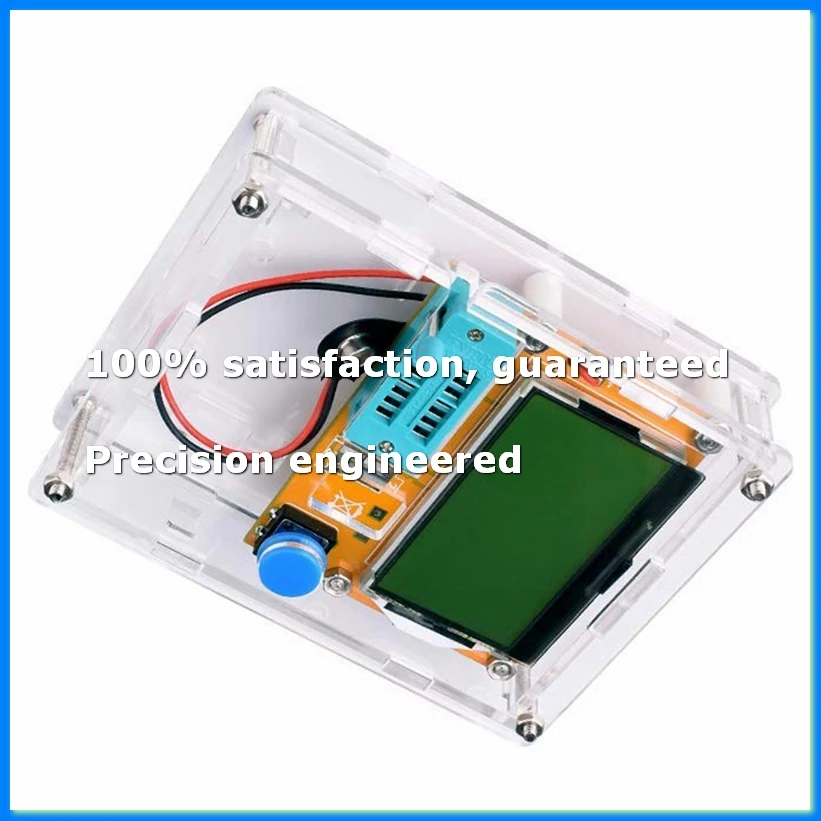 328 Graphical Transistor Tester, NPN PNP Diode Triode Capacitor MOSFET Resistance Sense LCD Display Checker-A09I