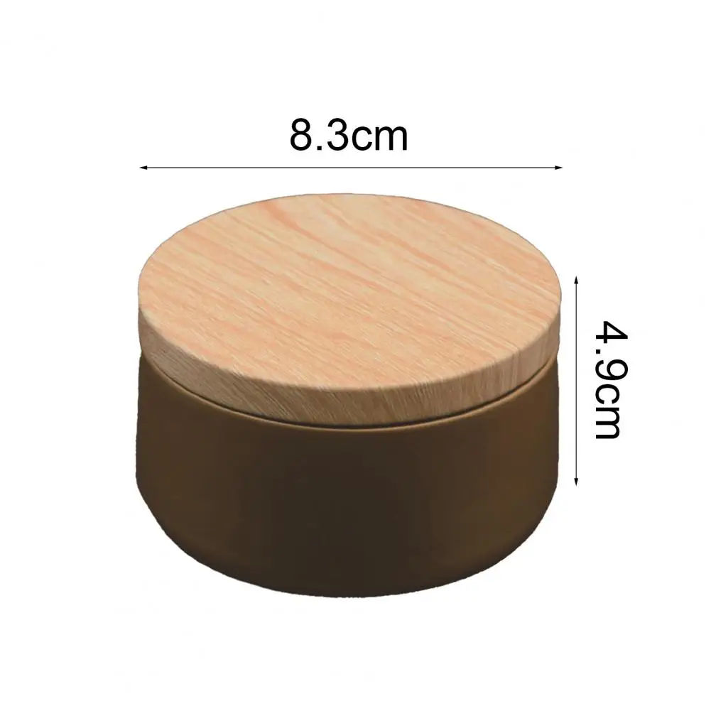 Useful  Candle Jar Cold Color Solid Color Cosmetic Pot Easy to Use Mini Aromatherapy Box for Coffee