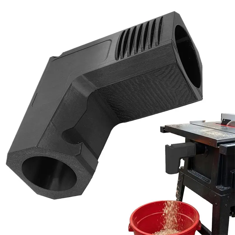 A25F-Table Saw Dust Collector Adapter Slide-On Yellow