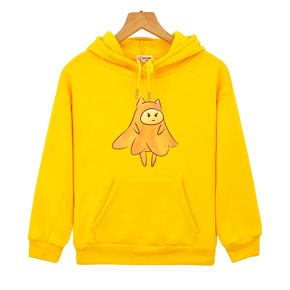 Ooblets Hot Game Hoodies Autumn Winter Fleece Warm Sweatshirts Casual Boys and Girls Kawaii Pullovers Pocket Children Hoody