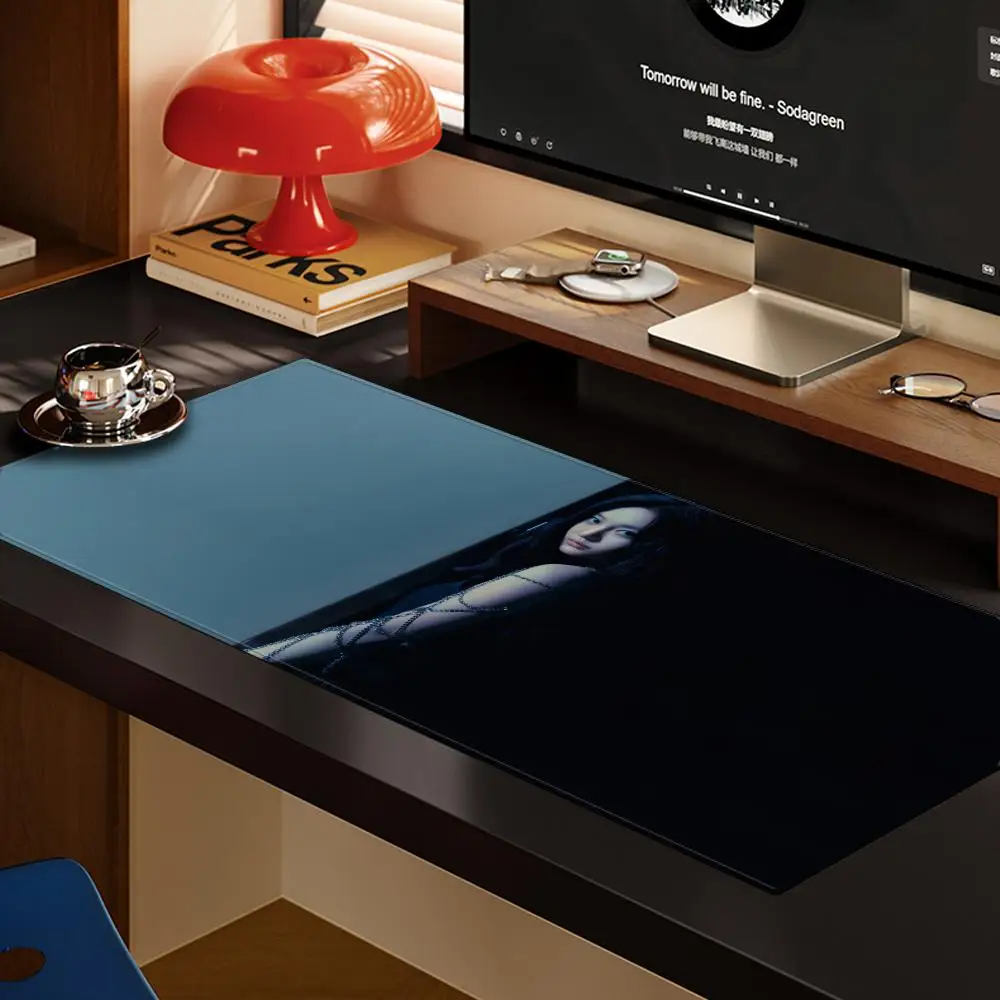 

KPOP Ningning Mouse Pad XXL Computer Accessories Large Keyboard Laptop Table Pad The New Product Gamer Gaming