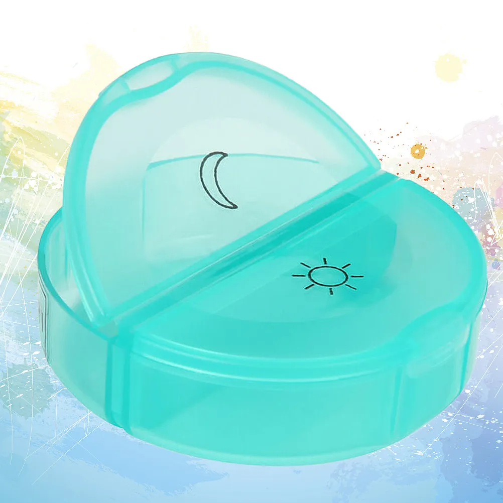 

1Pcs 14 Grids Weekly Pill Container Compact and Lightweight Medicine Organizer for Daily and Travel Use Assorted Color