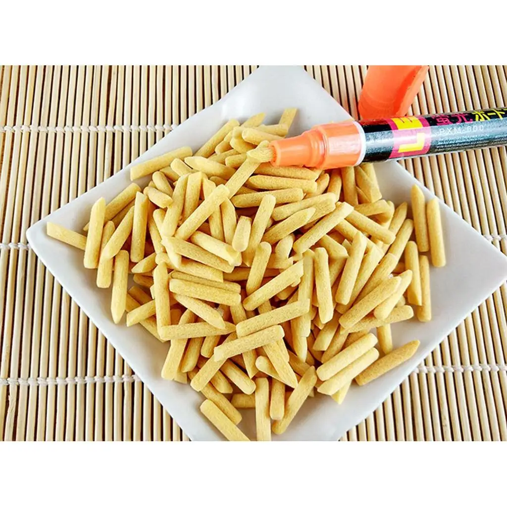 Paint Brush Nibs Fiber Replacement Tips Multi Size Pen Nibs for DIY Art Projects and Painting Markers