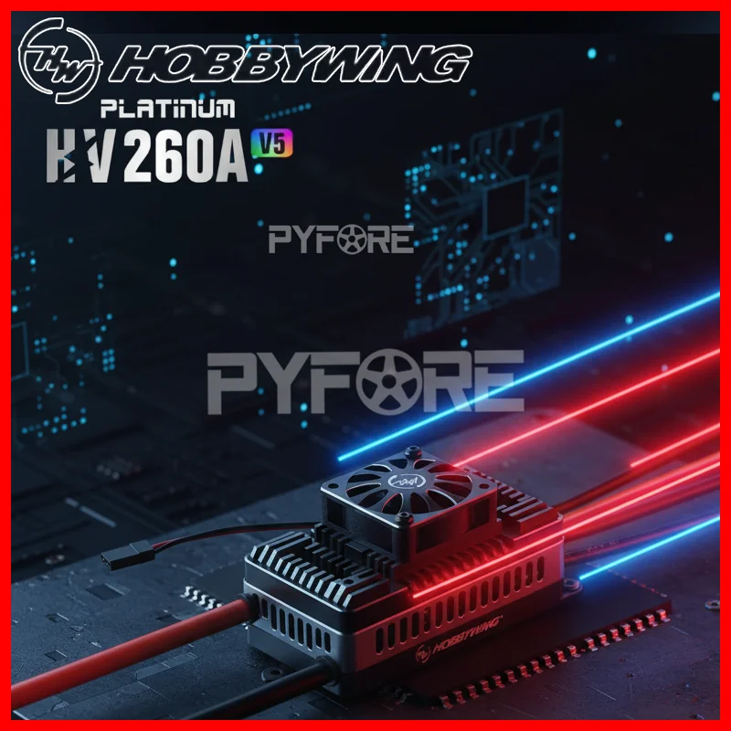 

HOBBYWING Platinum 260A V5 SBEC/OPTO 6-14$ LiPo HV Brushless Esc for Rc Aircraft Fixed-Wing & Helicopter
