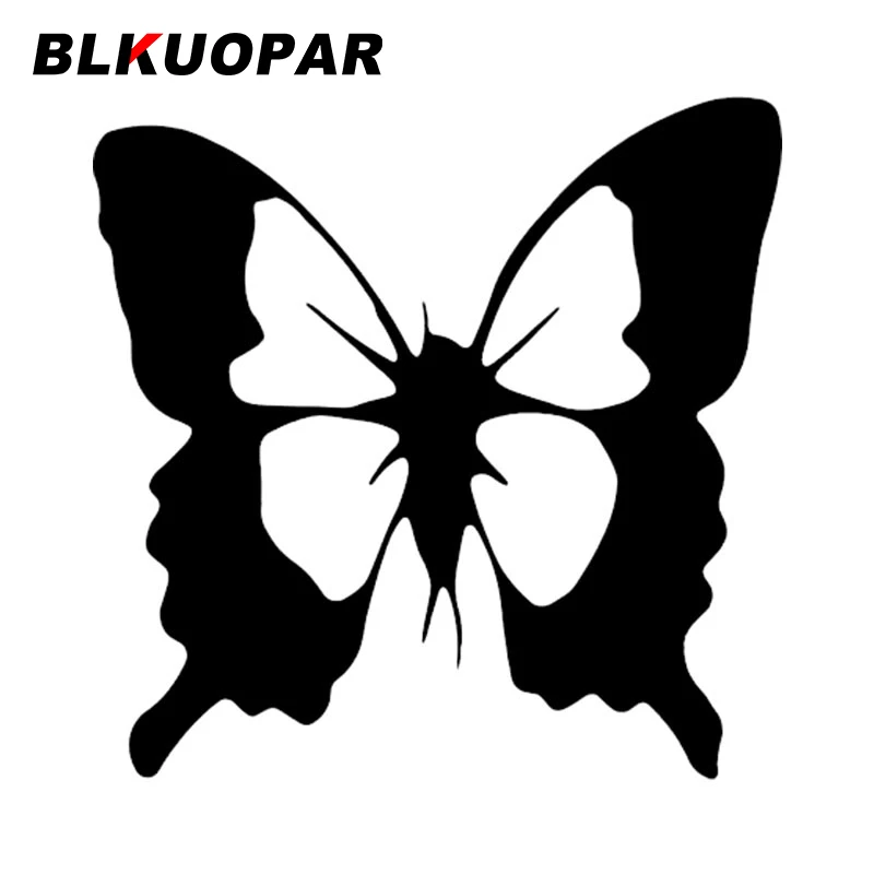 

BLKUOPAR Butterfly Car Sticker Die Cut Waterproof Occlusion Scratch Simple Decal Cartoon Caravan Skateboard Surfboard Decoration