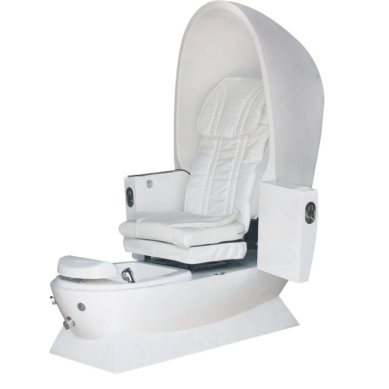 Electric foot massage sofa can lie down and  multifunctional egg shell with basin for foot washing spa