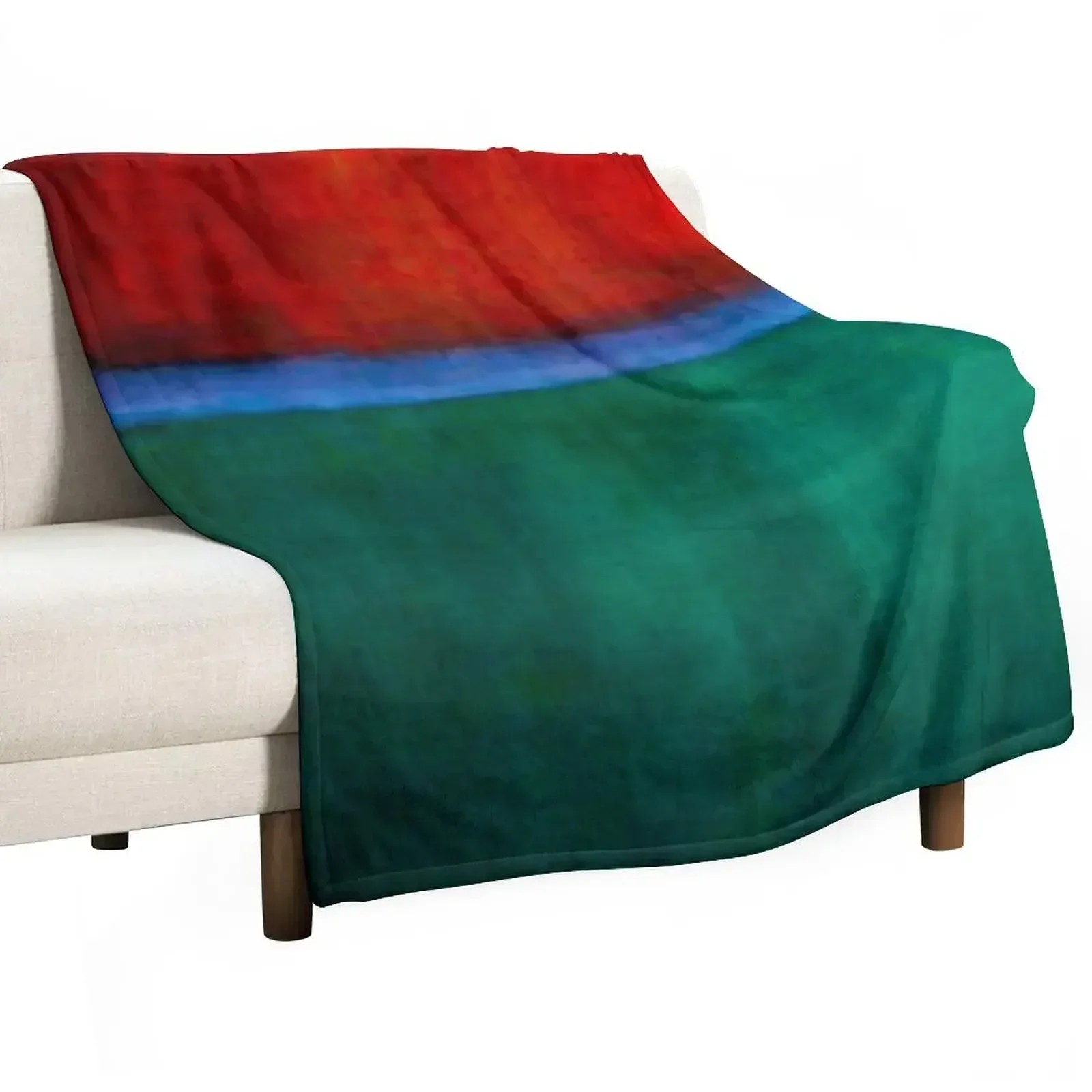 

Mark Rothko - Earth and Green Throw Blanket Lightweight Warm Blanket for Travel Camping