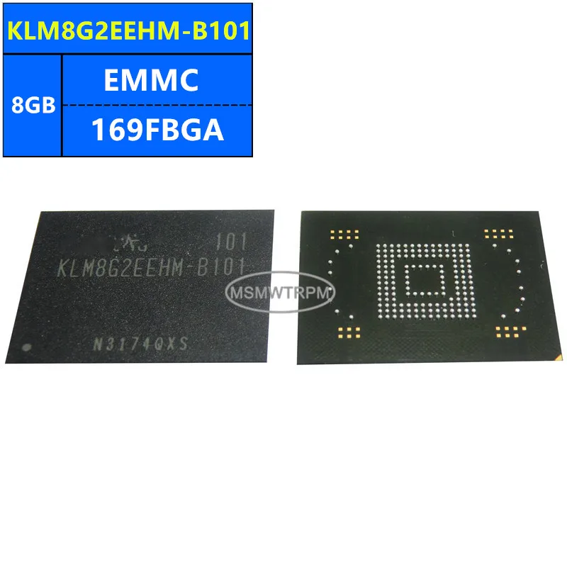KLM8G2FEJA-A001 KLM8G2EEHM-B101 KLM8G1WE4A-A001 EMMC 8 ГБ 169FBGA чип памяти IC электронные компоненты новый оригинальный