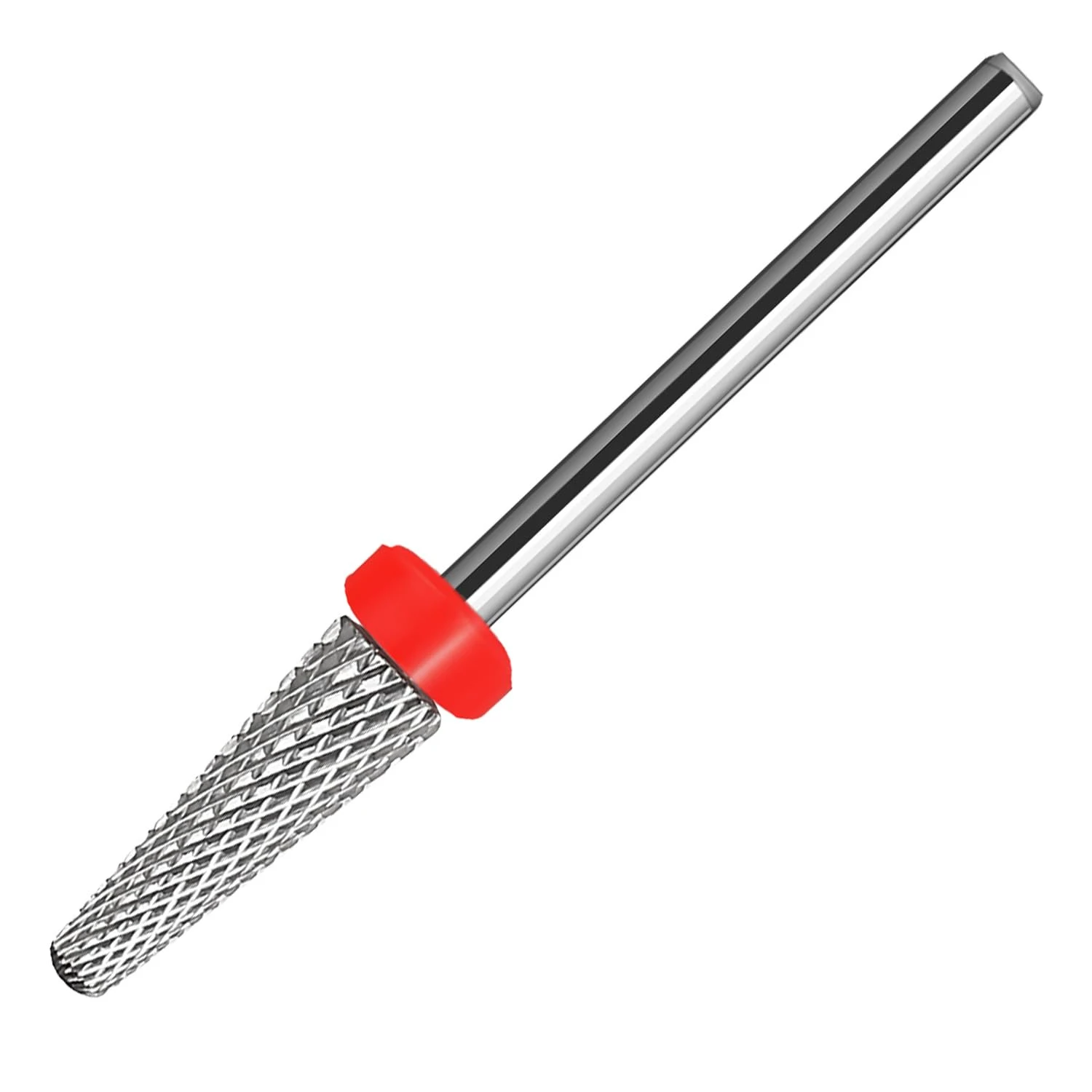 Tungsten Carbide Nail Drill Bits,3/32'' Efile Electric Cuticle Bits, Two Way Manicure Polishing Art Remove Acrylic Cuticle Safet