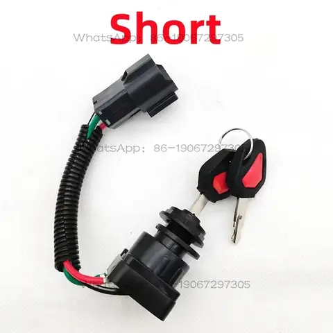 For  Excavator Universal Lgnition Switch  Lock Key Start  No Chip  U15 U20U25 U30 KX155 163 175