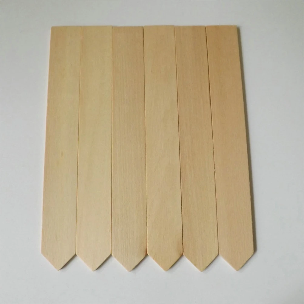 

100Pcs Wooden Garden Plant Tags For Clear Classification Of Seedlings Durable And Easy To Write On Markers For All Garden Needs