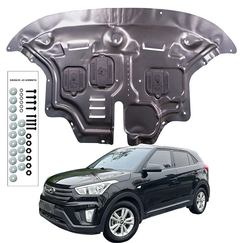 

Higher Quality Alloy Under Engine Guard Mudguard Board Splash Shield Mud Fender Plate Panel For Hyundai IX25 2015-2019 1.6L 2.0L