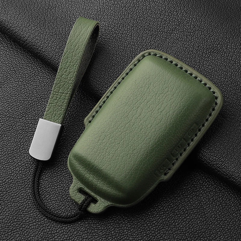 Goatskin Car Key Case Cover For Mazda 3 CX30 Alexa CX-30 CX3 CX5 CX-3 CX8 CX-8 CX9 CX-9 CX-5 Car Keychain Accessories