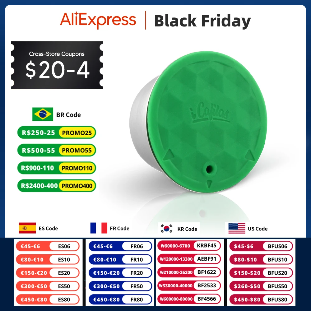 Reusable Stainless Steel Coffee Capsule Filter