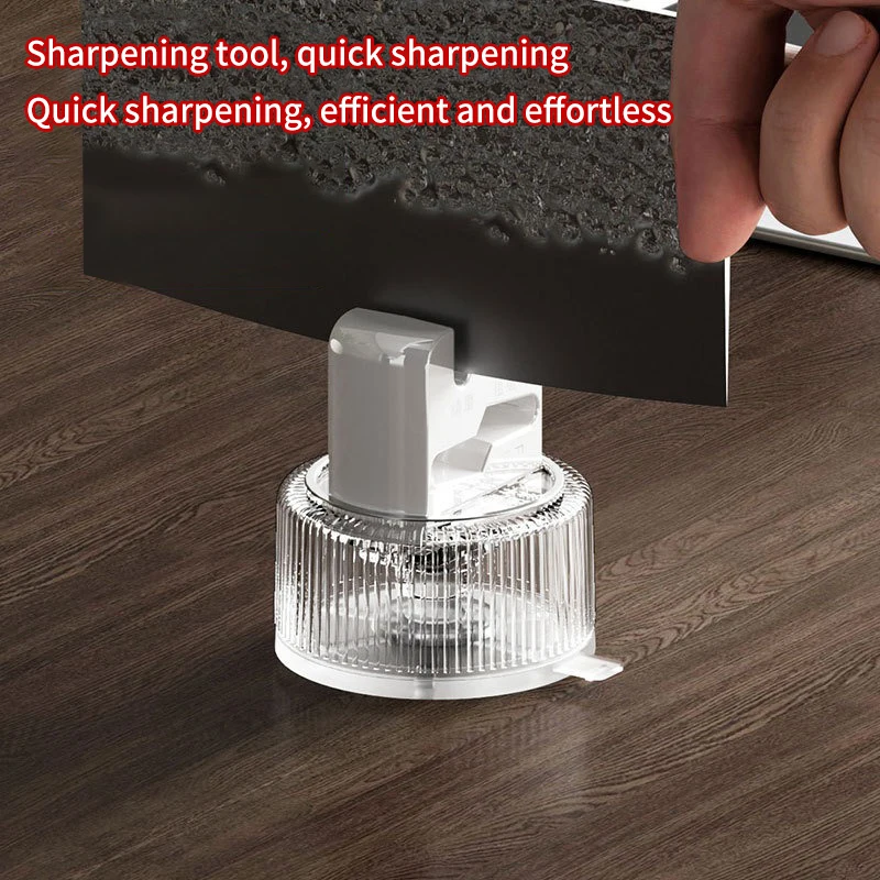 Kitchen Chef Knife Sharpeners Mini Knife Sharpener With Suction Cup Portable Kitchen Sharpening Tool