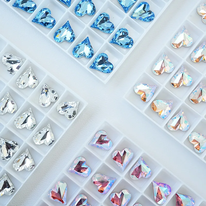 4809 Sweet Heart Fancy Stone Nail Art Genuine Crystals from Austria Glitter Rhinestones for Necklace Earrings Jewelry Making