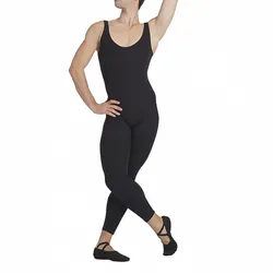 Speerise Man Scoop Neck canotta Spandex ginnastica Unitard Nylon adulto Nylon danza classica Body completo Yoga senza maniche