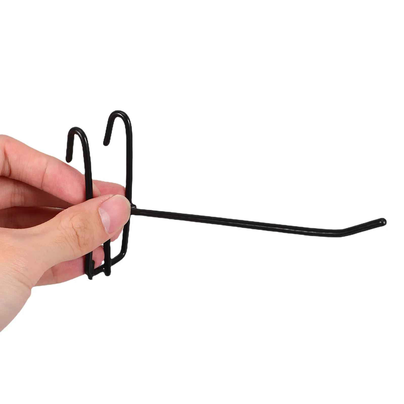 10Pcs Pegboard Hook Heavy Duty Utility Hook Holder Easy Install No Tools Required for Garage Kitchen Office Wall Jewelry Tool