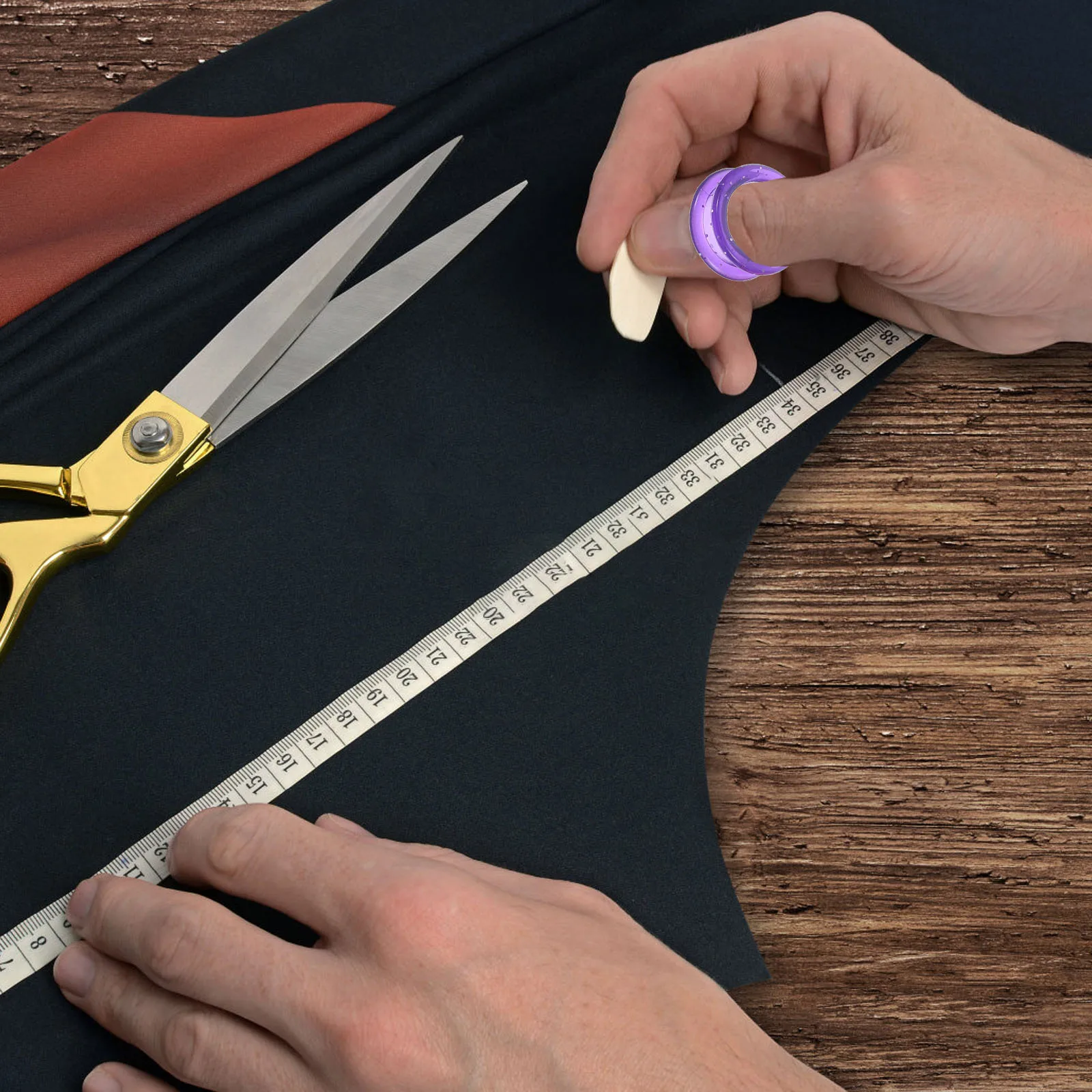 

12pcs Hair Scissors Silicone Scissors Finger Ring Finger Rings Multicolor Pet Grooming Salon Durable Anti Skid