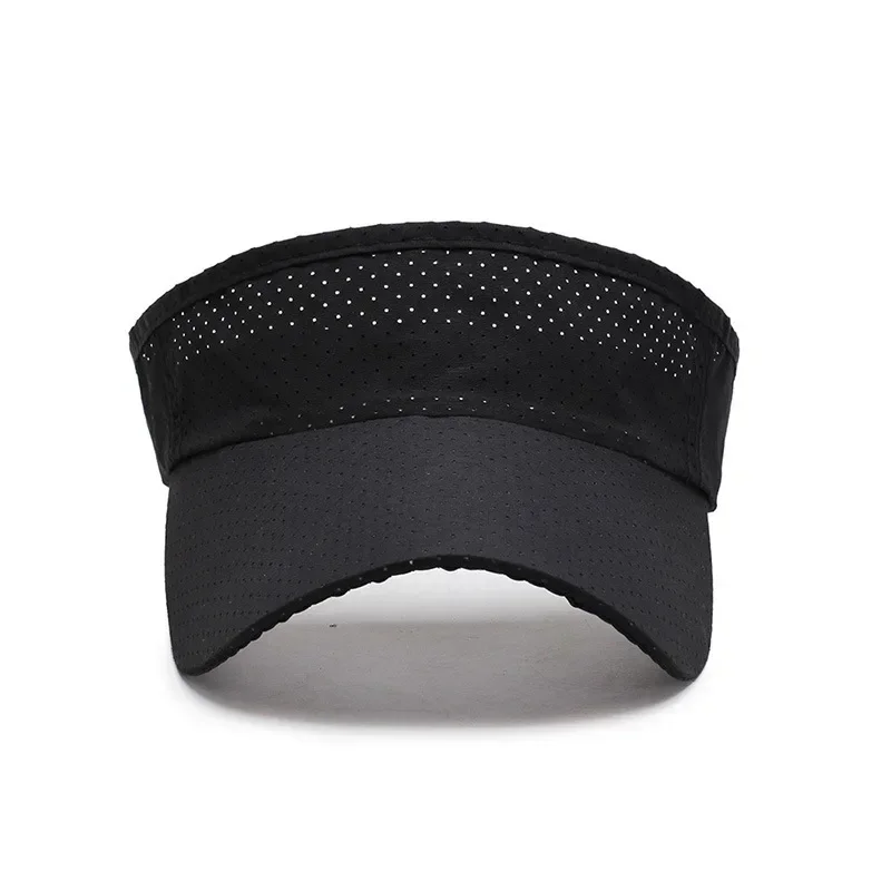 Summer Breathable Air Sun Hats Men Women Adjustable Visor UV Protection Top Empty Solid Sports Tennis Running Sunscreen Cap Hat