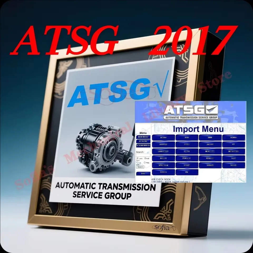 

¡Herramienta de venta caliente! ATSG 2017 Información de reparación del grupo de mantenimiento de transmisión automática Detecci
