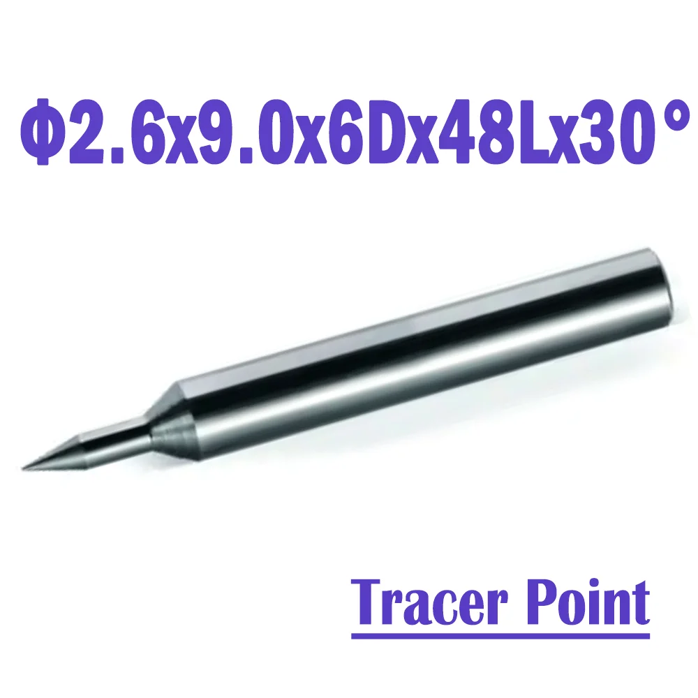 Φ2.6x9.0x6Dx48Lx30° Raize 80 Series SILCA Viper Tungsten Tracer Point Key Machines Accerioes