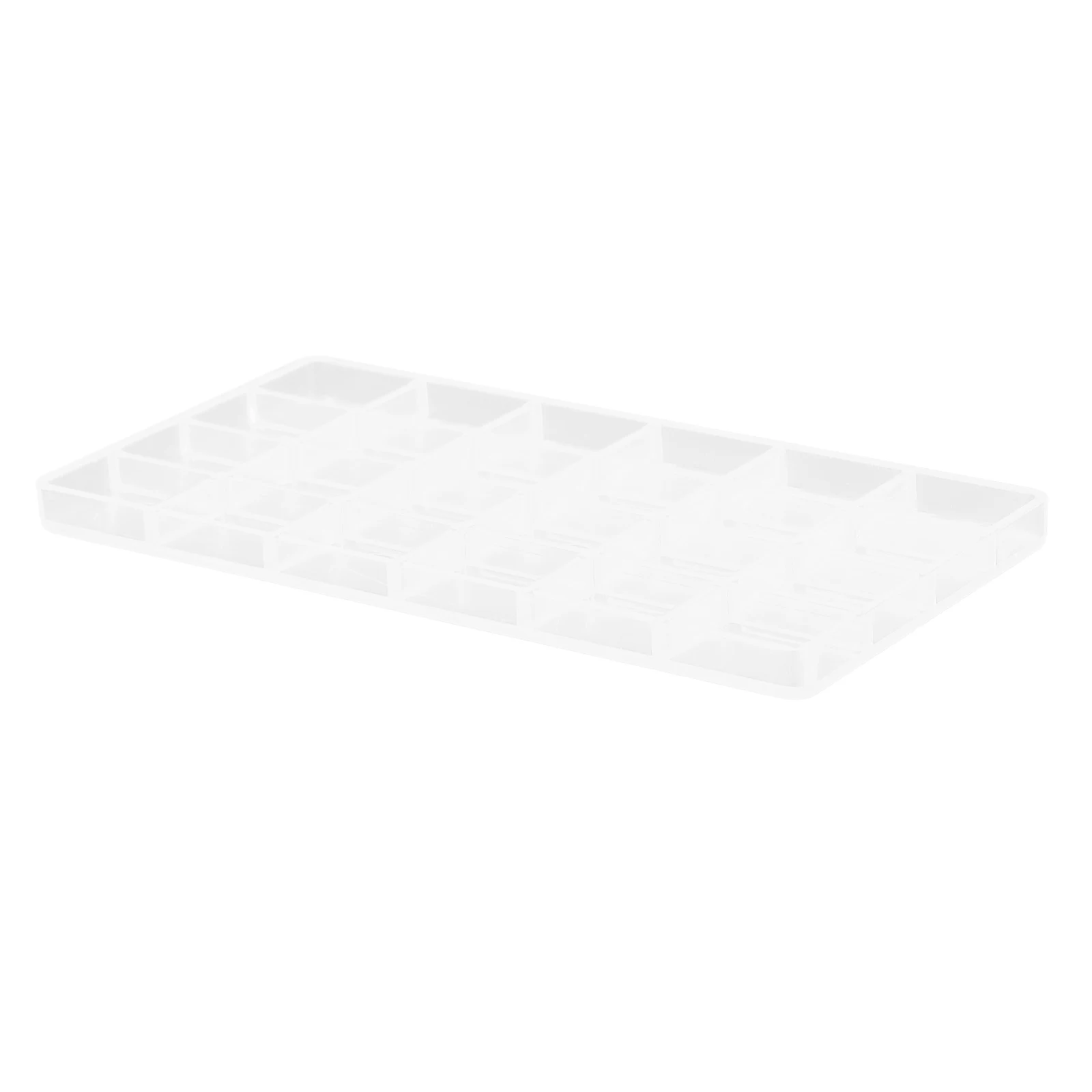 

Empty Watercolor Paint Box Pigment Compartment Palette Travel Plastic Case Lid Tray Mixer Holder Storage Portable Art