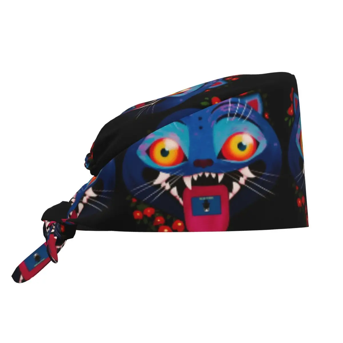 

Рабочие кепки для женщин унисекс KPop, охотники на демонов, шляпа медсестры Chingu, мягкая удобная рабочая кепка-скраб, кавайная медицинская кепка с завязкой на спине