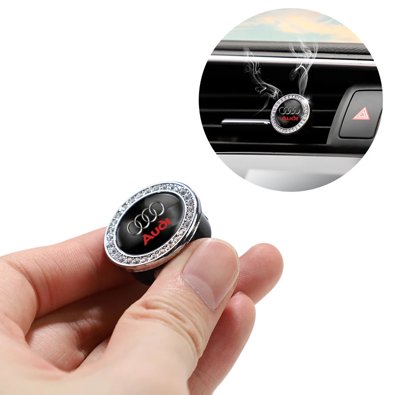 Car Freshener Solid Perfume Air Conditioner Vent Mount Clip For Audi A1 A2 A3 A4 A5 A6 A7 A8 Q1 Q2 Q3 Q4 Q5 Q6 Q7 Q8 TT C6 S5 B8