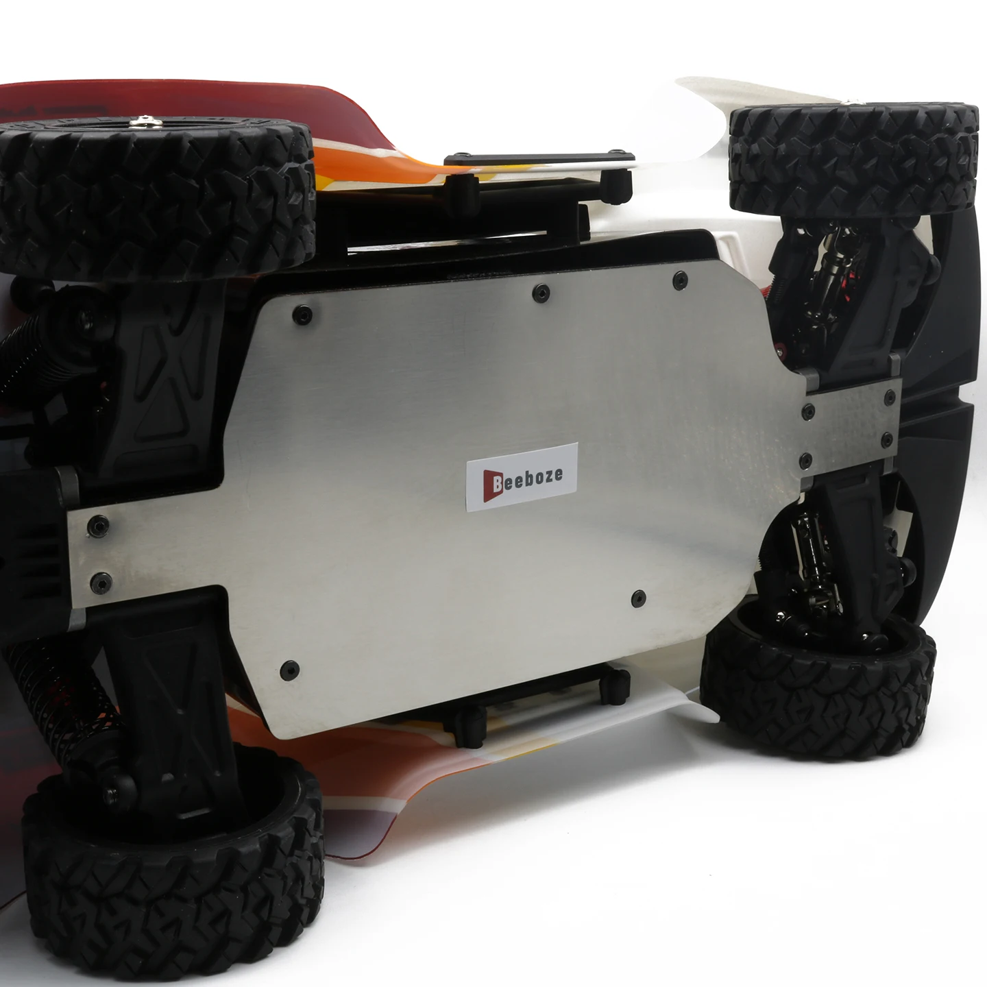 Mjx 1/14 14211 rc cartão curto peças de carro de controle remoto chassi de aço inoxidável armadura modificação acessórios atualização