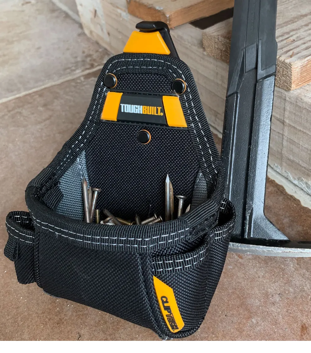 Toughbuilt TB-CT-25 ClipTech Maßbandtasche, 6-lagiger, langlebiger Werkzeug-Organizer für Tischler, Elektriker, Baustelle – Detail 9