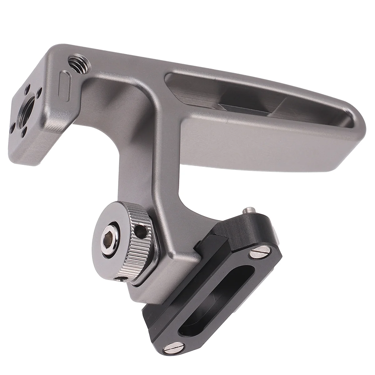 Agarre de jaula para cámara DSLR con zapata fría para micrófono, Monitor de luz LED, accesorios para cámara