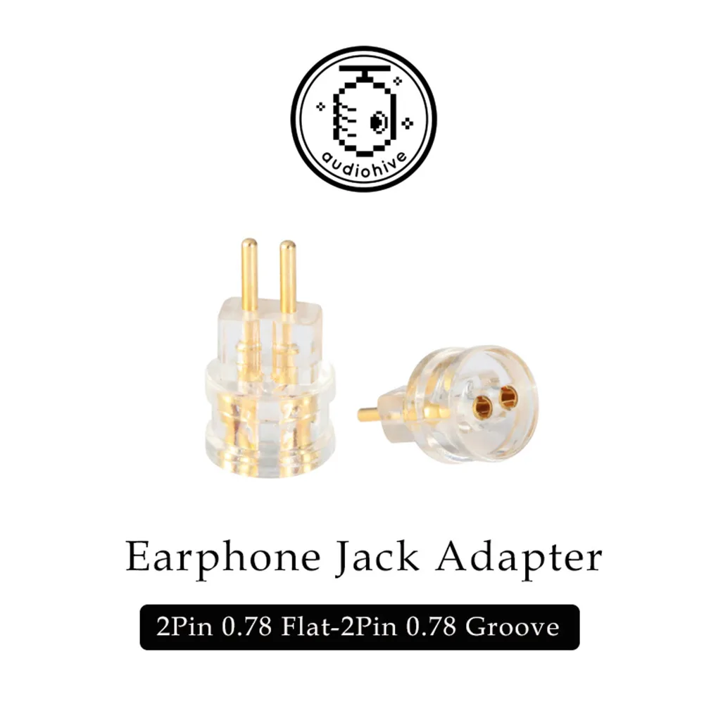 Audiohive Earphone Jack Adapter MMCX 2Pin 0.78 flat - 2Pin Groove Earphone Protector MMCX TO MMCX For N5005 IE300 IE600 IE900