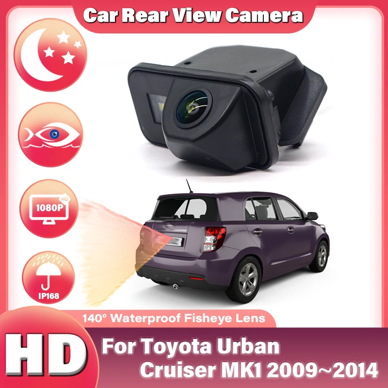 Cámara de respaldo para coche, cámara de visión trasera, CCD, visión nocturna Full HD, para Toyota Urban Cruiser MK1 2009 2010 2011 2012 2013 2014