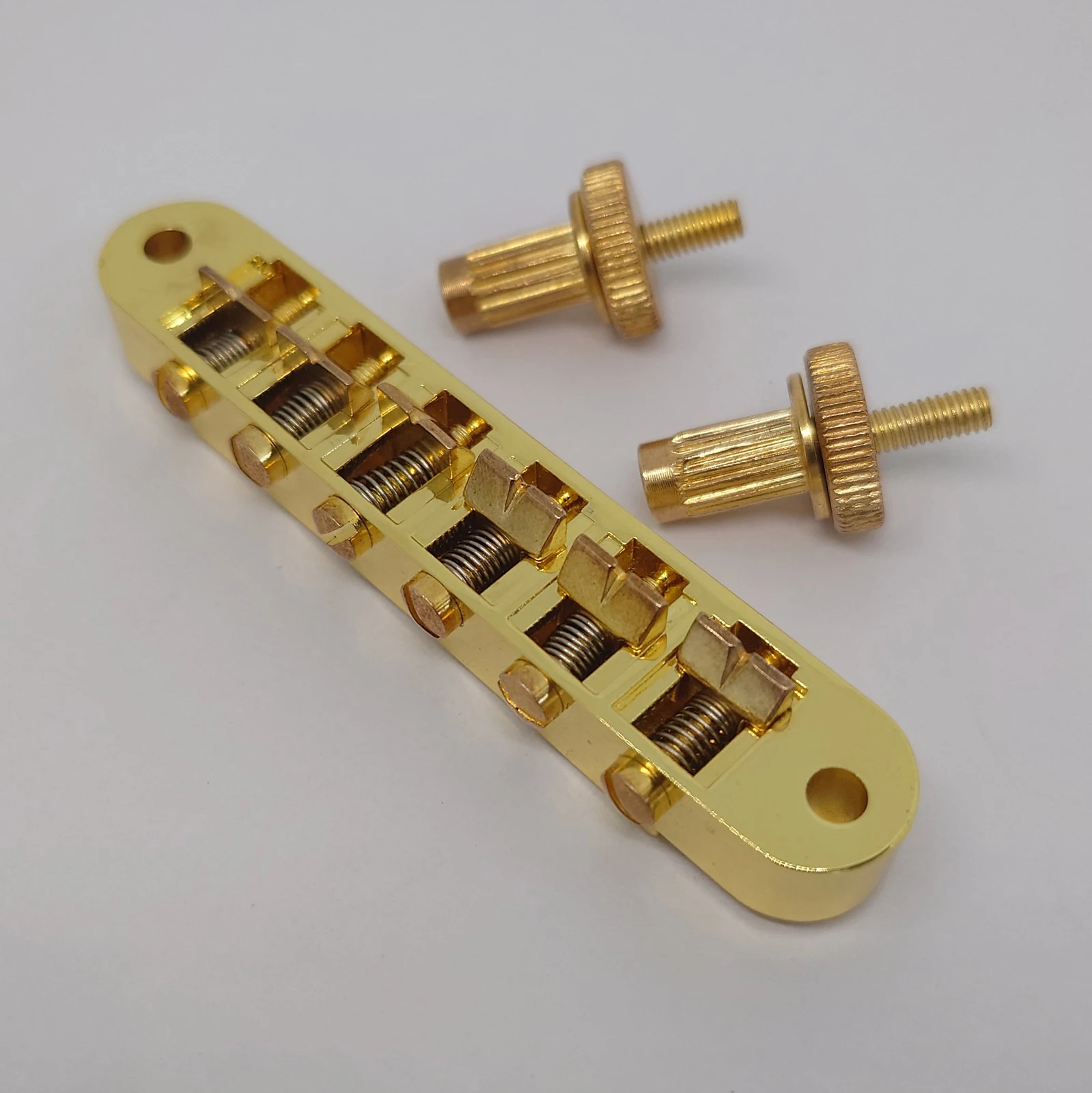 Tune-O-Matic Guitar Fixed Saddle Bridge Tailpiece 1 Set Gold for ABR-1 LP SG Electric guitars Replacement parts