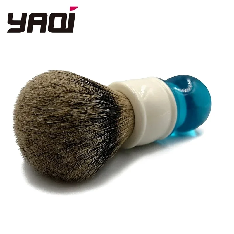 YAQI Shaving Brush 24mm Aqua Highmountain Silvertip  Hair 2026 for Mens