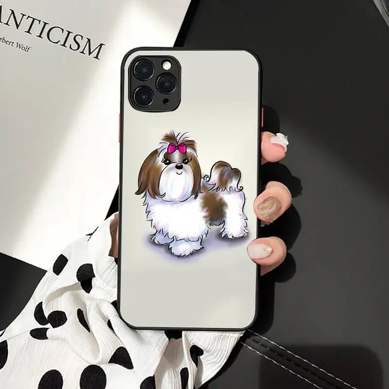 Shih Tzu Shitzu Dog Puppy Phone Case for iPhone 11 12 13 mini pro XS MAX 8 7 6 6S Plus X 5S SE 2020 XR case