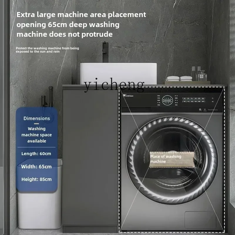 YS-15   washing machine cabinet washbasin integrated combination balcony washbasin space aluminum washbasin