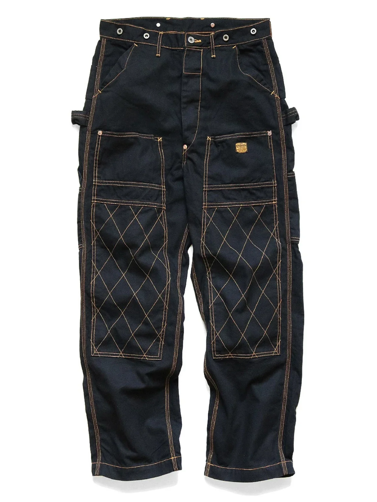 23SS KAPITAL Hirata and Hongri Casual Loose Fitting Trendy Dual Color Gold Thread Logging Denim Pants New Arrival