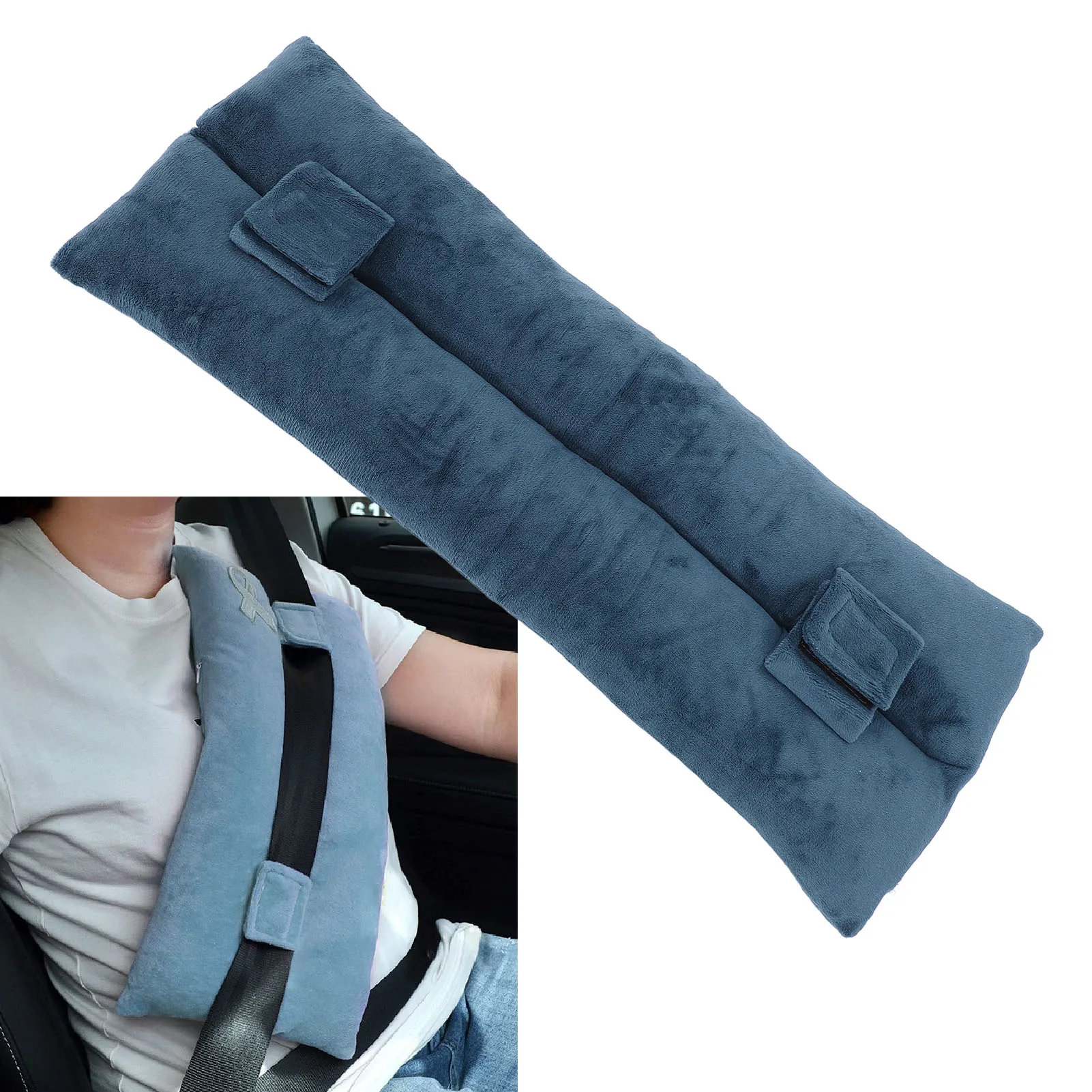 Post Surgery Seat Belt Pillow Heart Surgery Recovery Support Cushion Flexible Sliding Comfortable for Mastectomy Post Surgery