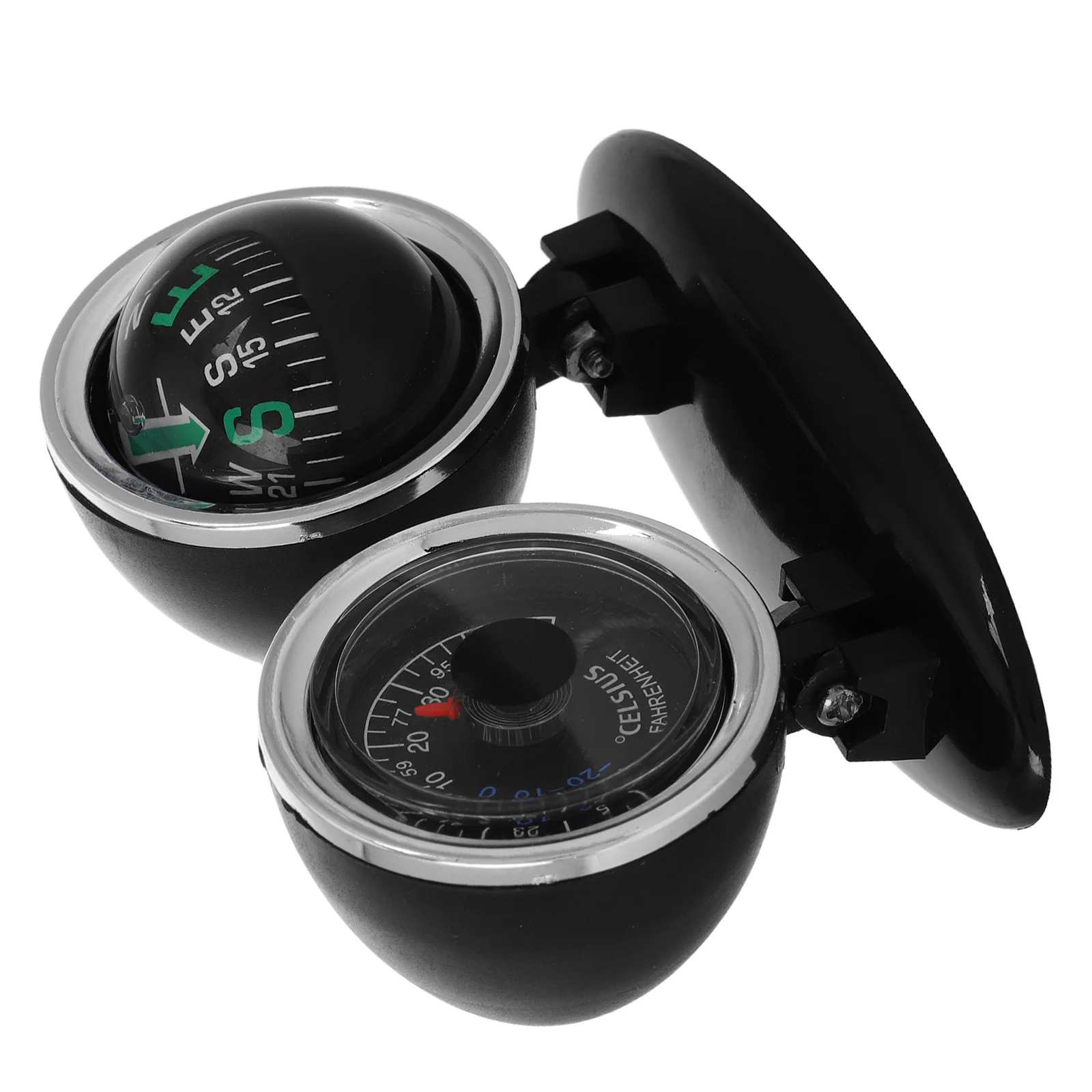 

Car Compass Ball Two-In-One Multifunction Vehicle Boat Dashboard Navigation Tool Accurate Auto Interior Guide Ball For