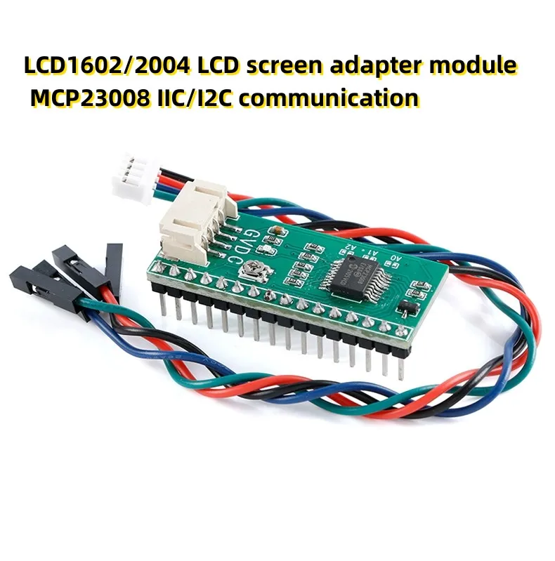 LCD1602/2004 LCD screen adapter module MCP23008 IIC/I2C communication