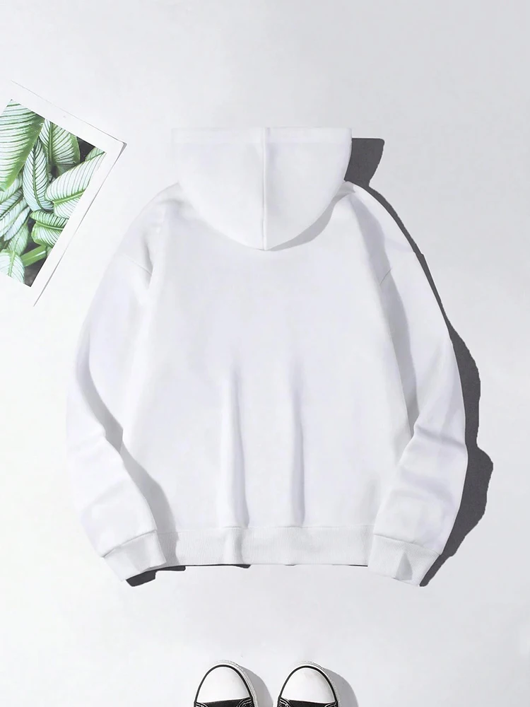 Strawberry Sweet Honey Baby Printing Female Hoody Fashion Loose Basic Hoodies Casual Autumn Sweatshirt Fleece Crewneck Clothes