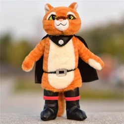 Anime Doll, Puss in Boots Stuffed Toy, Cape Kitten Plushie, a Perfect Birthday Gift for Children