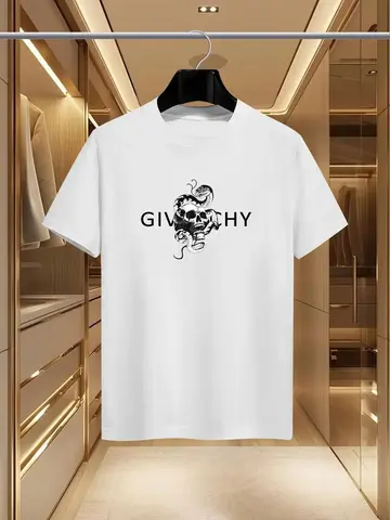 The 2025 New Men's Summer Luxury Fashion VSE Brand Printed T-shirt with Pure Cotton Round Neck Is Casual and Trendy Y2K High