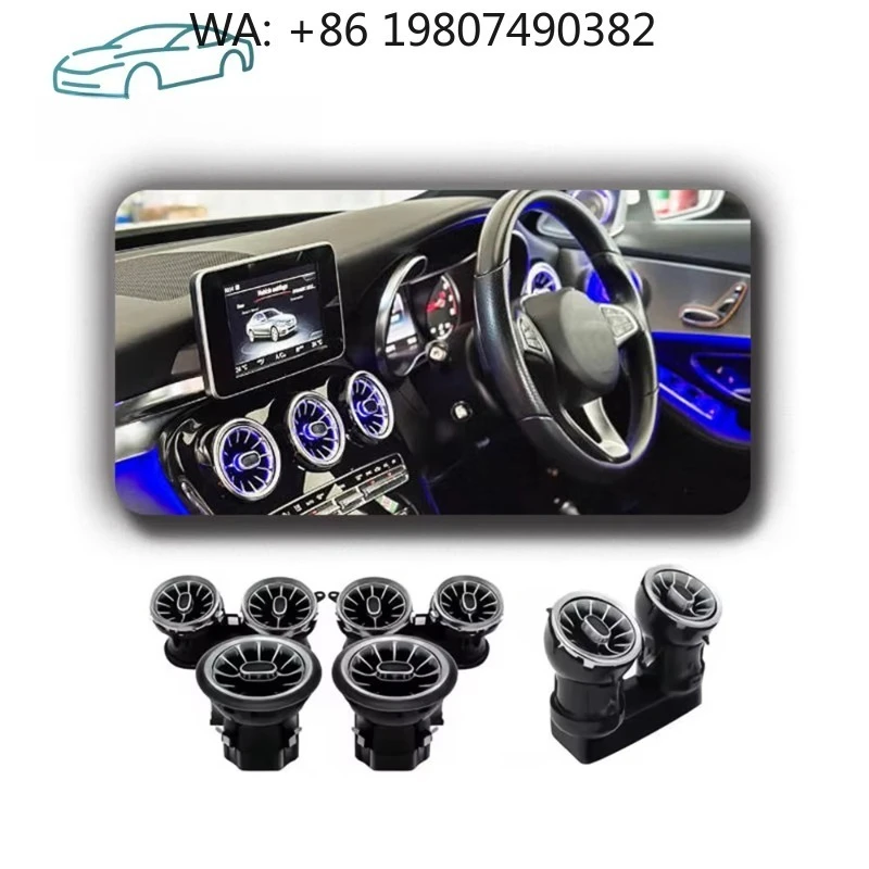W205 X253 LHD RHD Universal Atmosphere Lamp, 64 Color RGB Interior Ambient Light Sedan SUV Combined Car Interior Upgrade Accesso